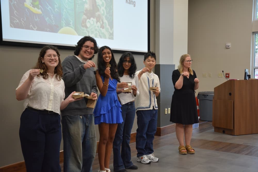 GALLERY: Flower Mound Library holds ribbon cutting for student murals