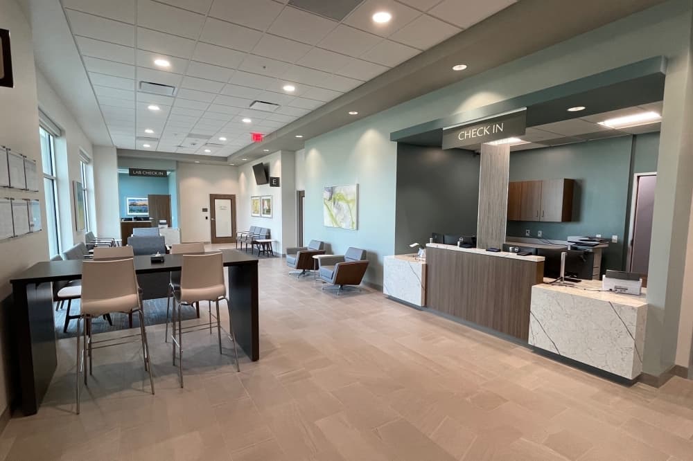 The expansion to Baylor Scott & White Medical Center - Pflugerville quadrupled its clinic space. (Grant Crawford/Community Impact)