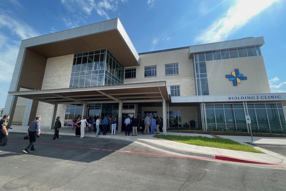 The expansion to Baylor Scott & White Medical Center - Pflugerville includes a new, three-story medical office building. (Grant Crawford/Community Impact)