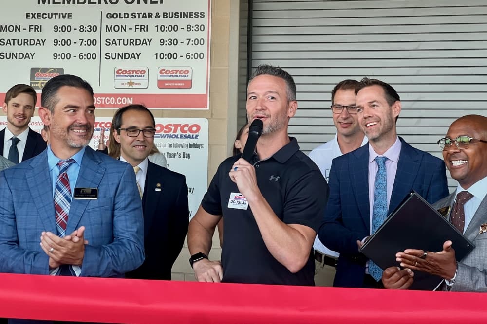 store's general manager speaking