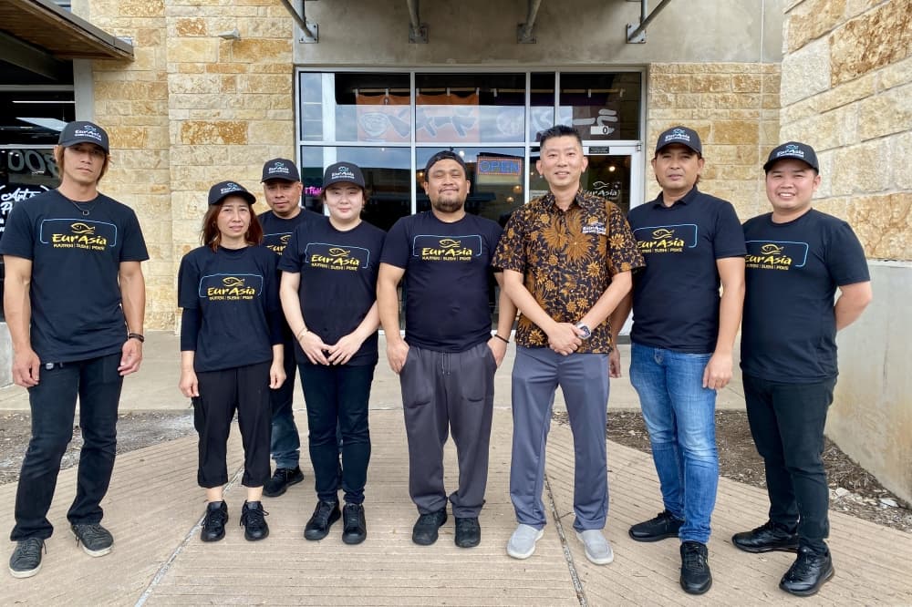 Dinata said there are about 12 employees on staff at the Cedar Park location, all of whom are essential to EurAsia Ramen's success. (Katlynn Fox/Community Impact)