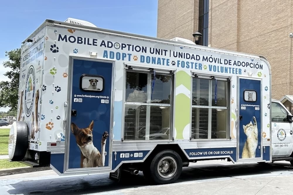 Fort Bend County launches mobile animal adoption unit