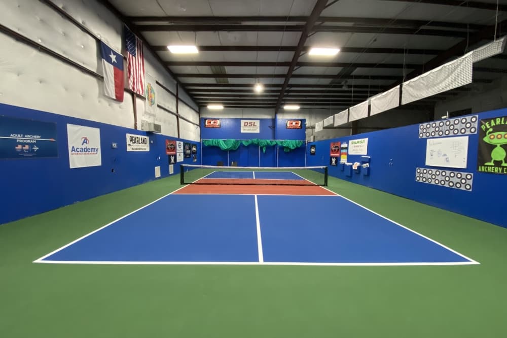 Pickleball, badminton court facility opens in Pearland