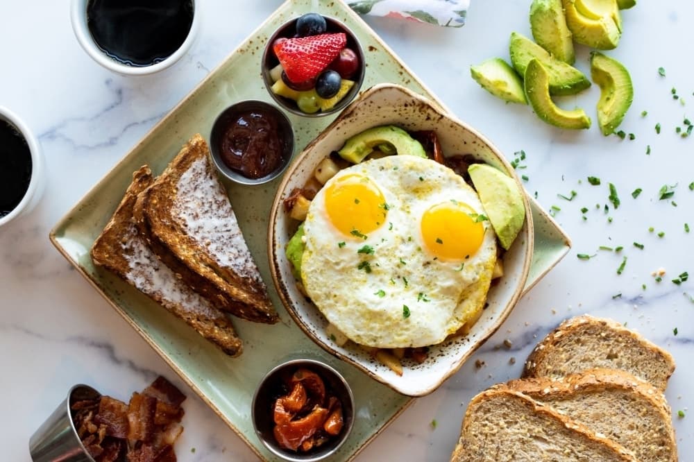 An image of the food served. 
