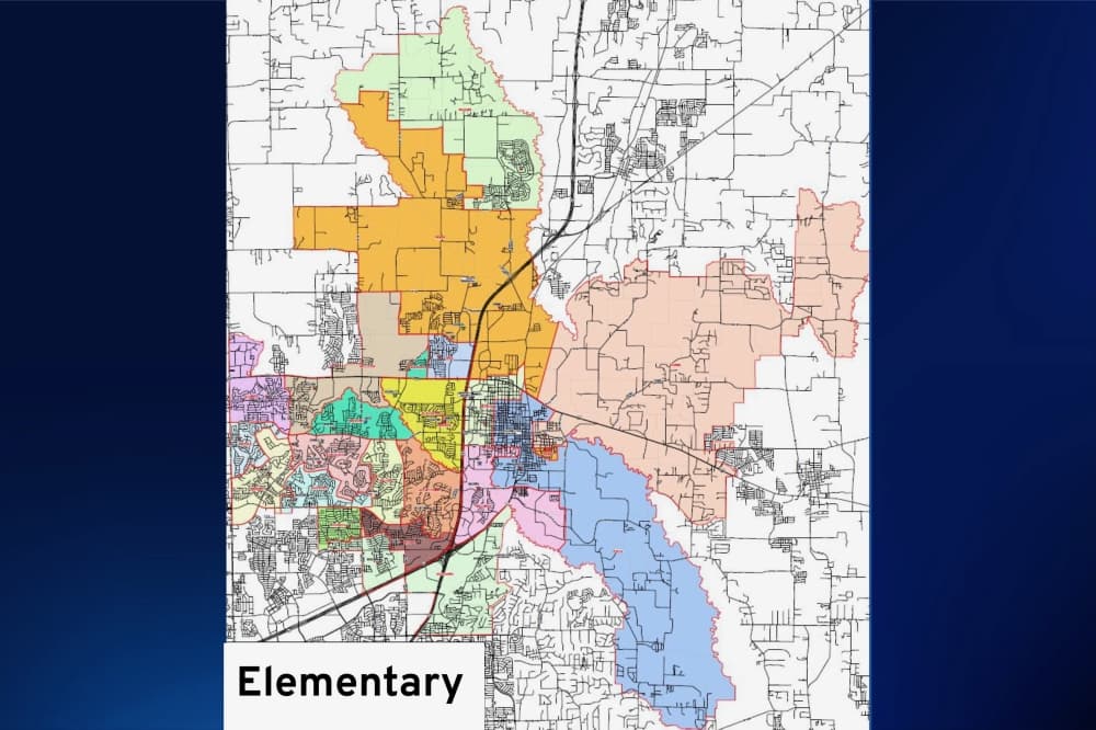 Elementary schools zones