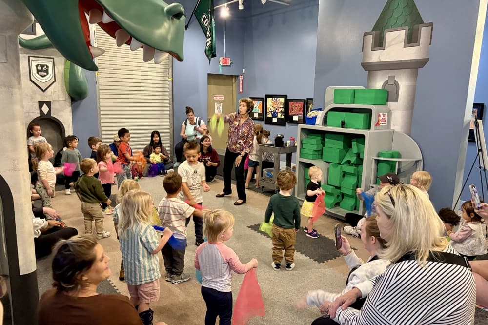 children dancing