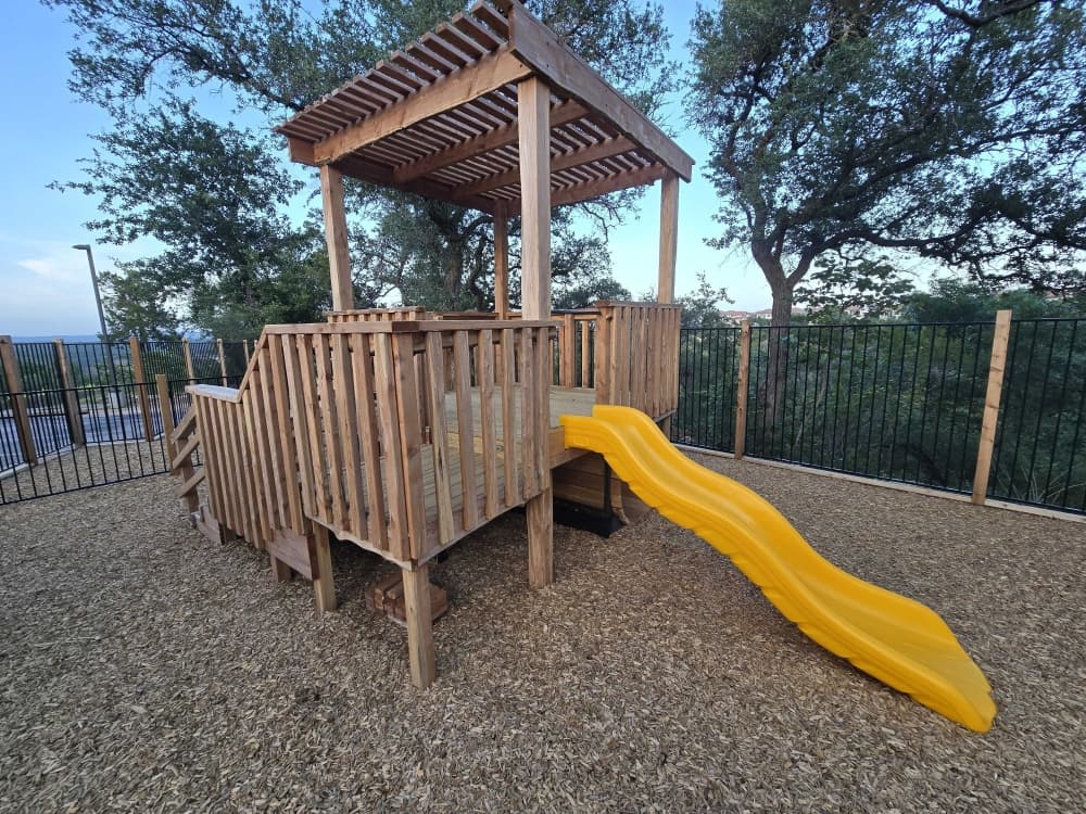 An outdoor play structure is included at the new Lakeway location. (Courtesy Empower Kidz Drop-in)