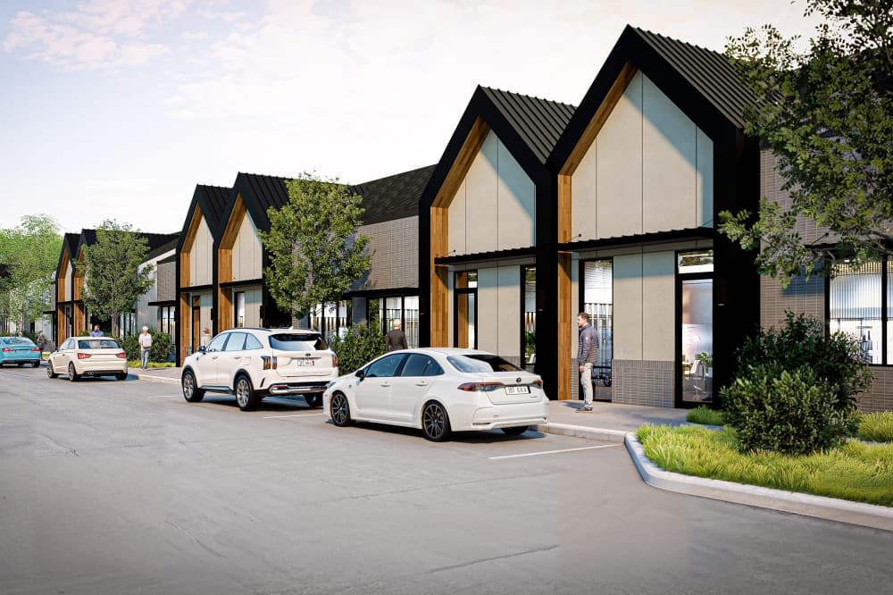 rendering of houses