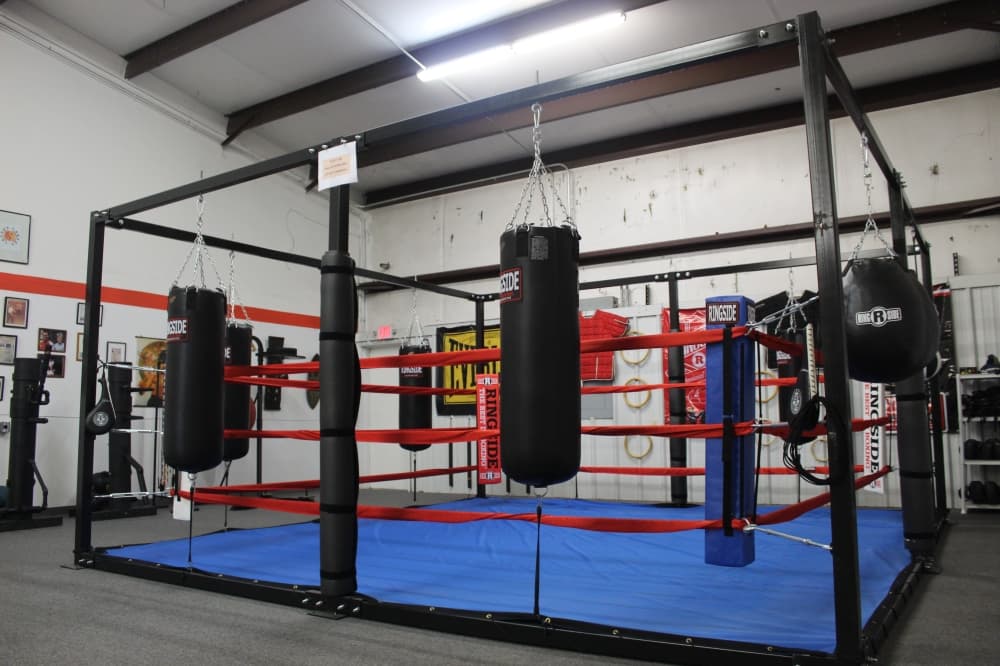Image of boxing ring at Crow's Martial Arts Academy