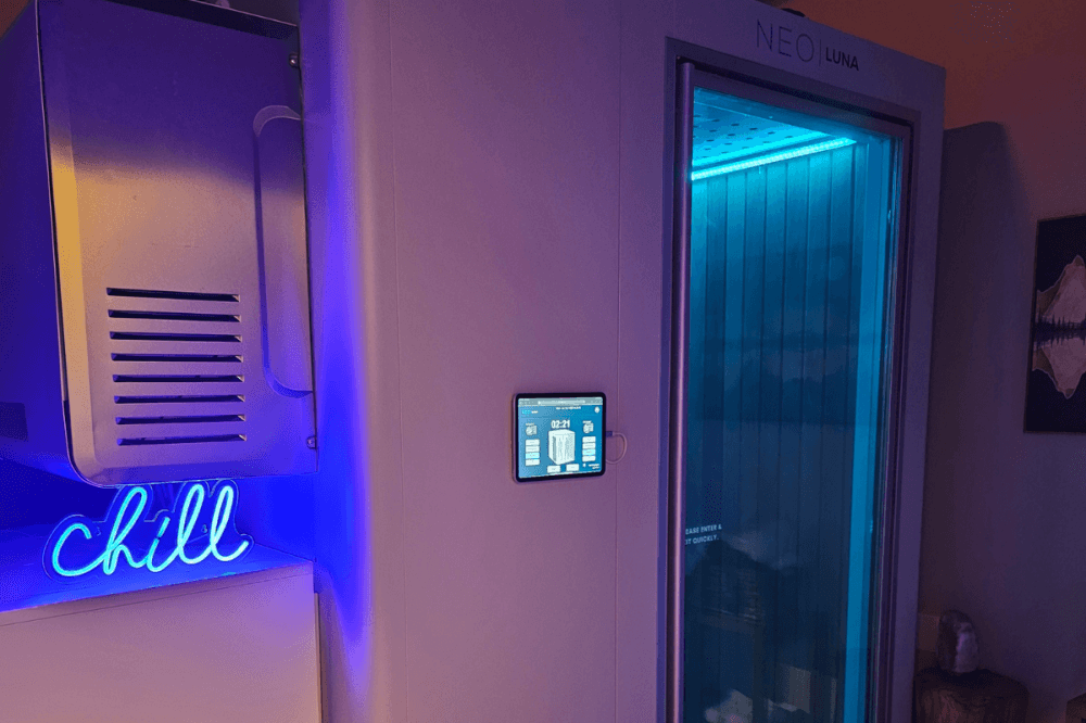 Cryotherapy is among the business's services. (Courtesy Heal Wellness Lounge)