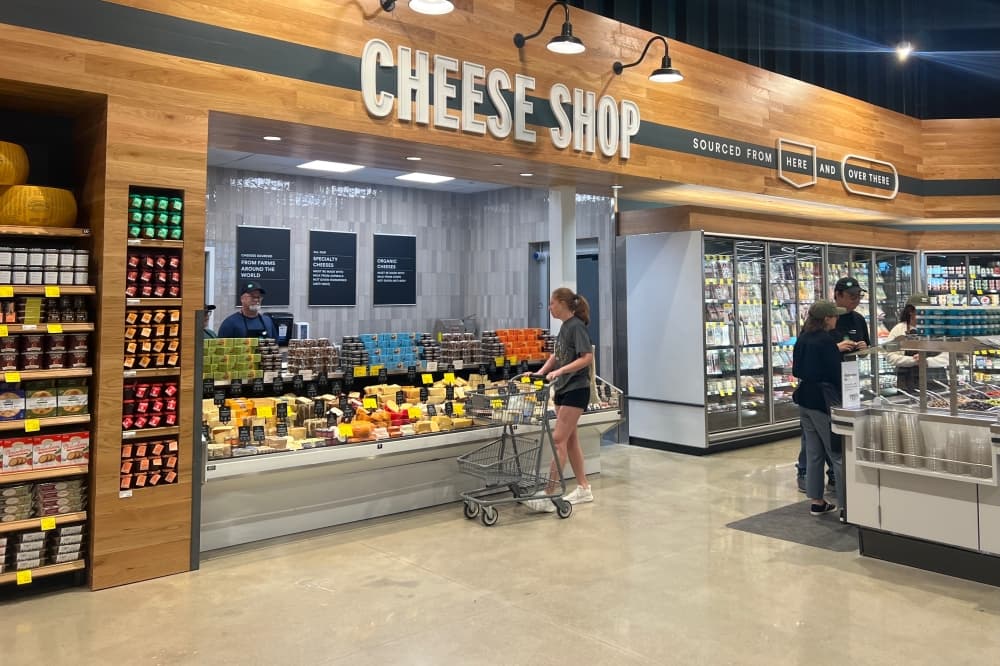 Cheese shop section