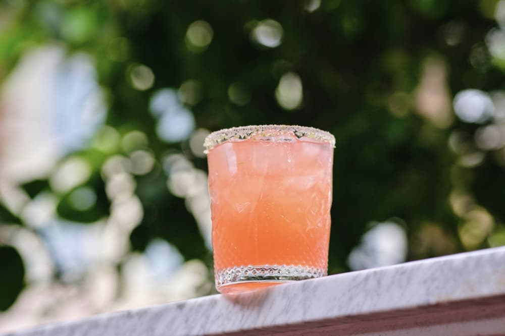 pink cocktail
