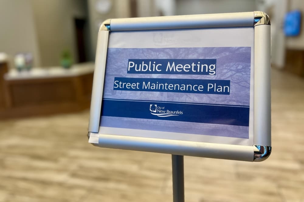 City seeks input on New Braunfels Street Maintenance Plan