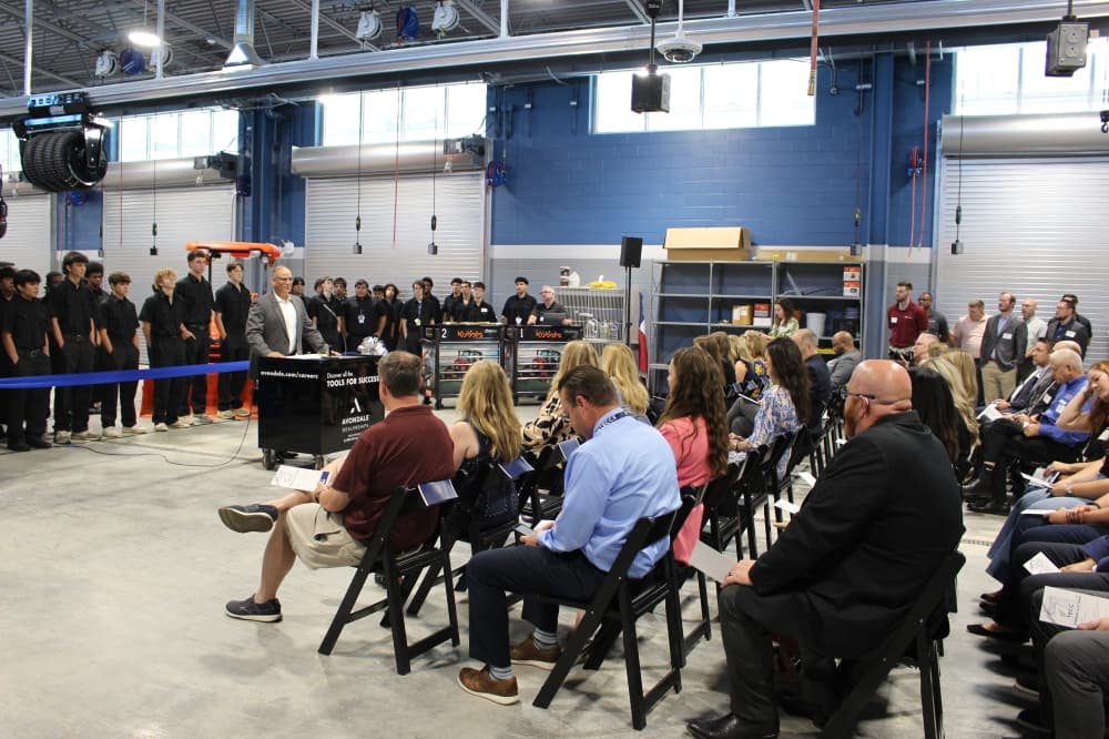 District staff, board members, students and elected officials were in attendance. 