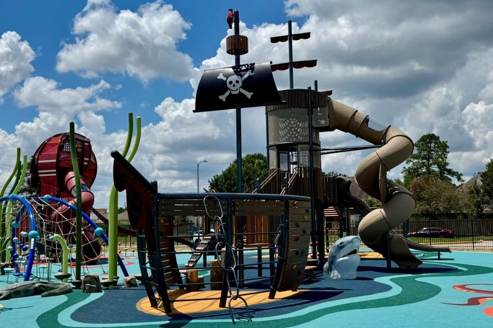 Humble ISD officials to unveil 'Treasure Island' playground at Pine Forest Elementary