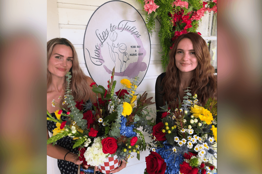 Wine lovers, flower enthusiasts find a home at Two Lips to Tulips in Montgomery