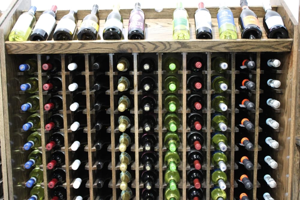 Wine Cellar rack at Market at Center Stage