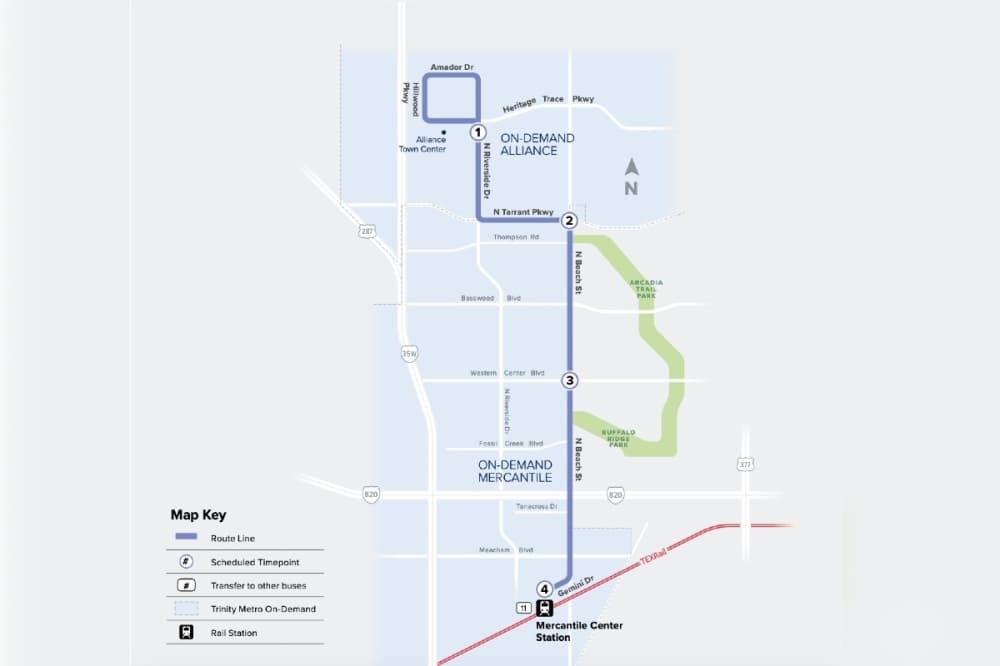 Alliance Town Center map 