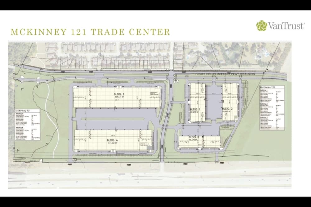 Image of a site layout for the industrial project. 