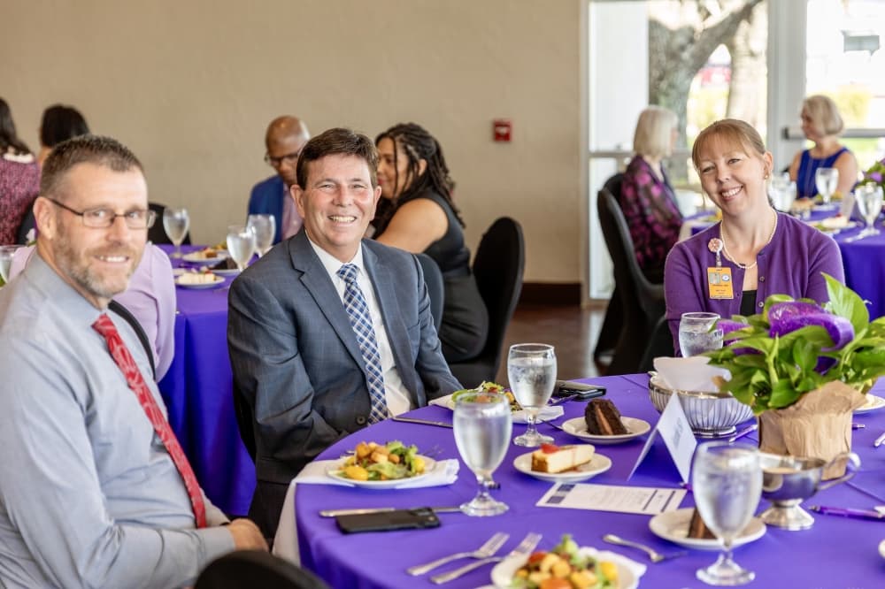 people at luncheon 