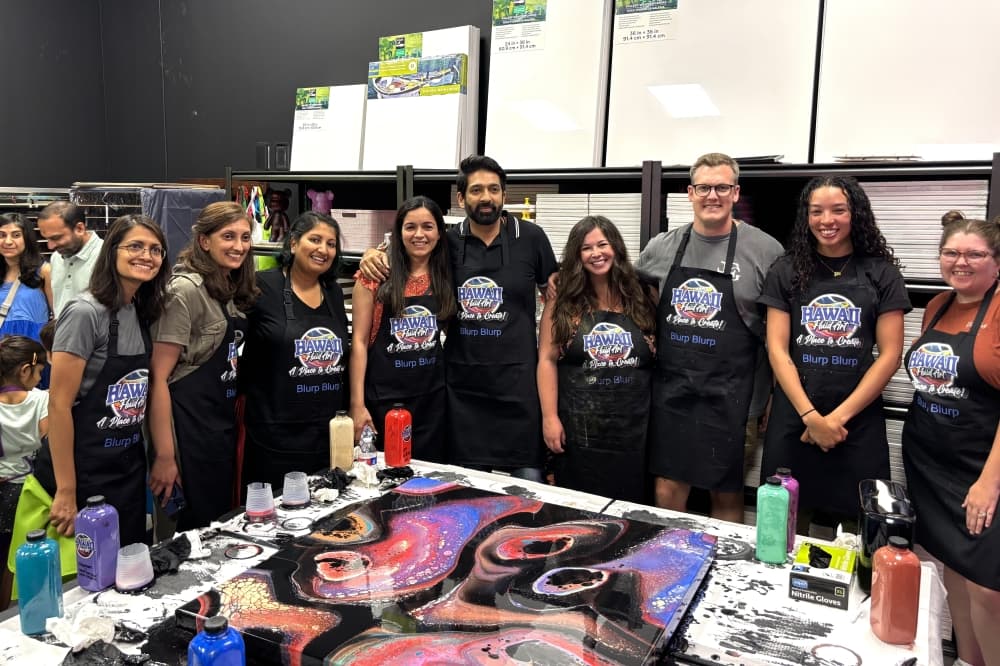Hawaii Fluid Art now offering art classes in Bee Cave