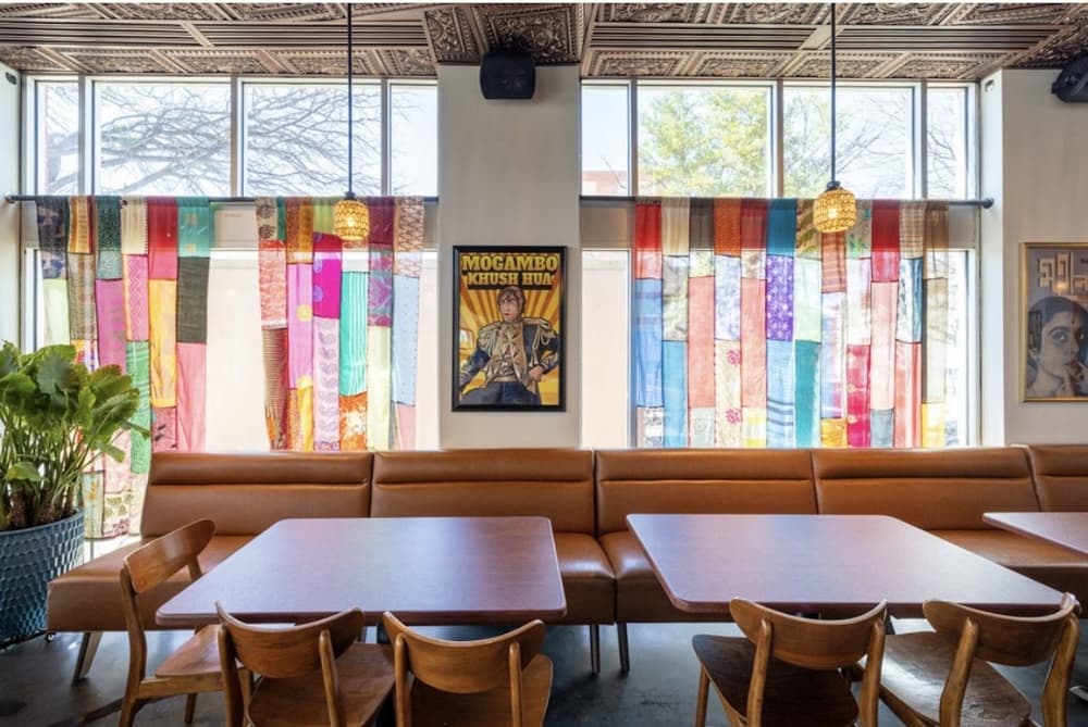 An image of the inside of the restaurant. 
