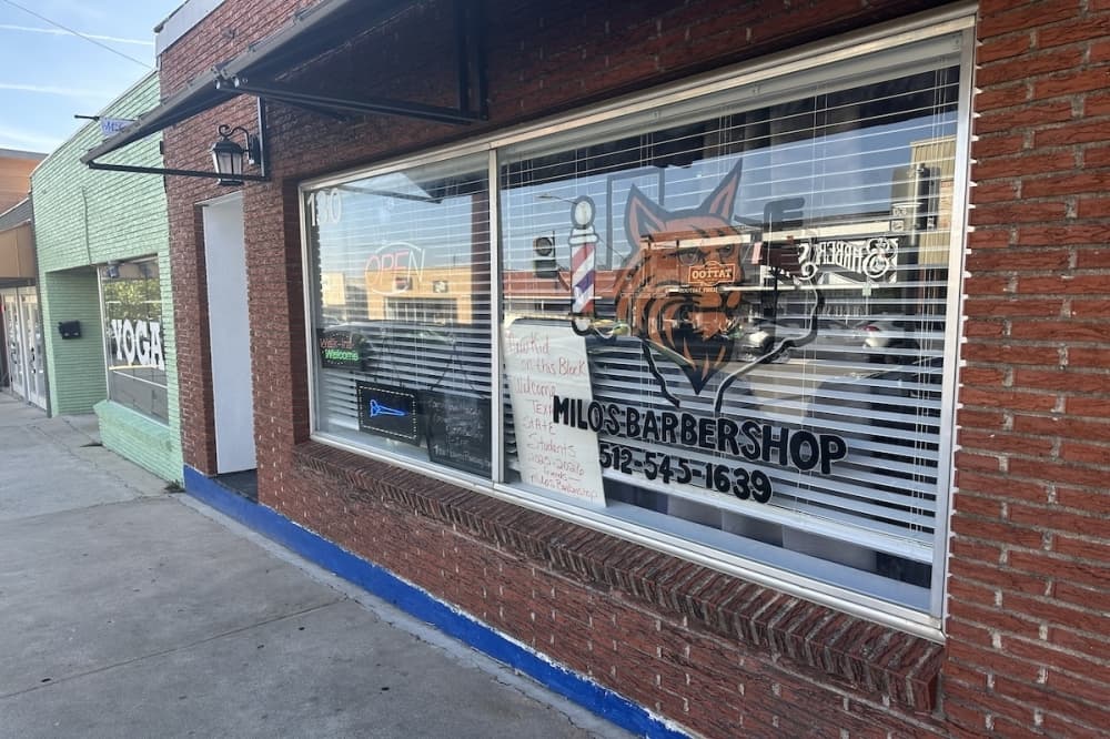 Milo's Barbershop offers men's haircuts in downtown San Marcos