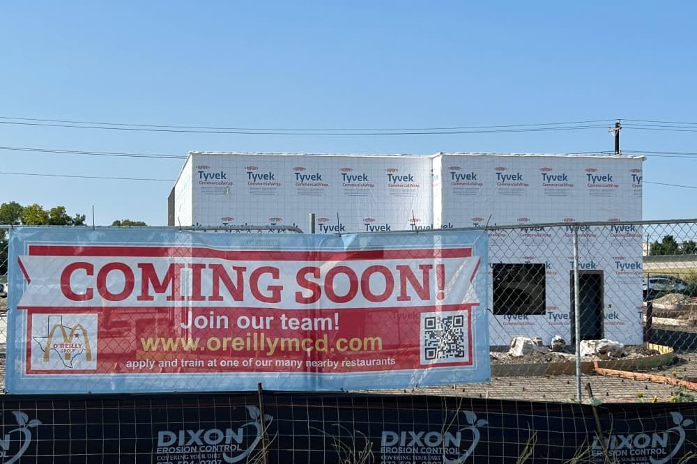 New McDonald’s under construction in Plano