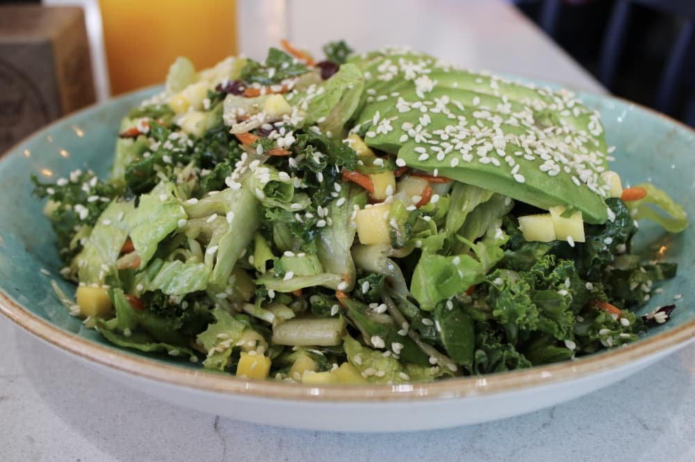 Asian salad at the Brunch District