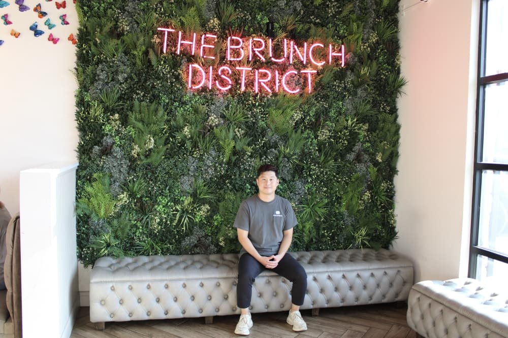 Kevin Kim at the Brunch District