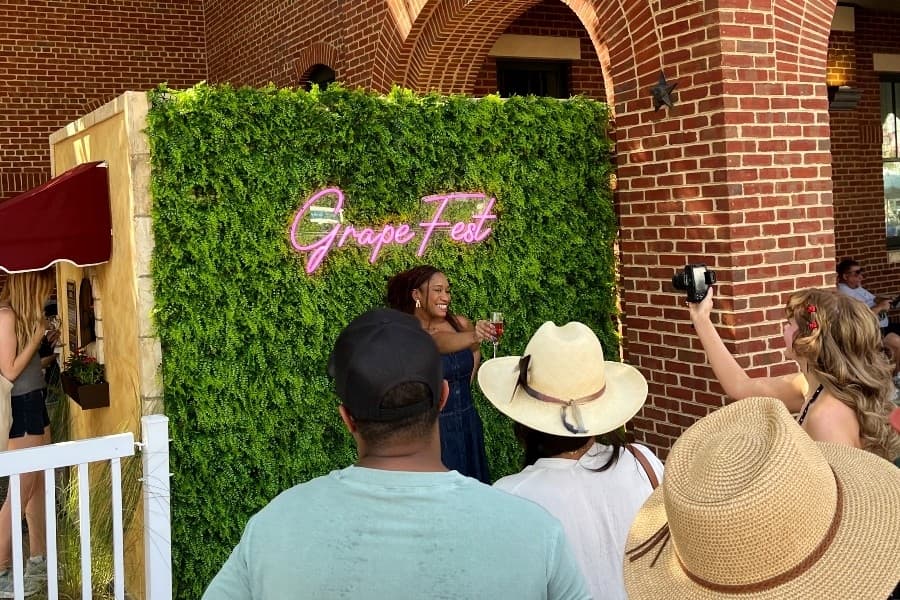 Grapefest photo booth 
