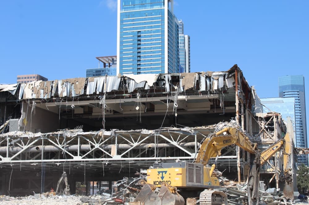 Demolition of Austin Convention Center nearly complete; new building to open in 2029