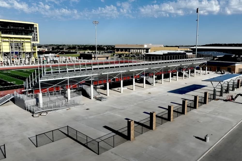 Argyle ISD makes progress on stadium, indoor activity center, middle school construction