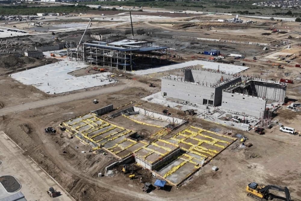 Construction advances for 4th Northwest ISD high school with utility easement agreement