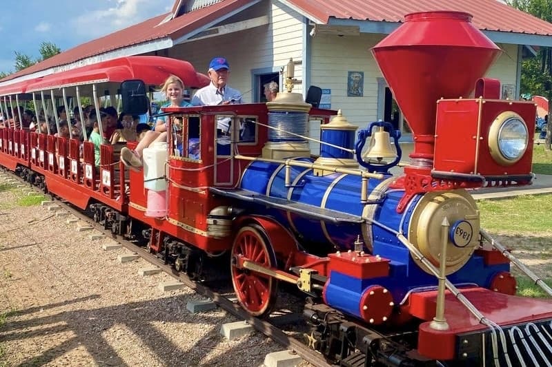 The festival features over 40 attractions from train rides to coasters. (Courtesy Dewberry Farm)