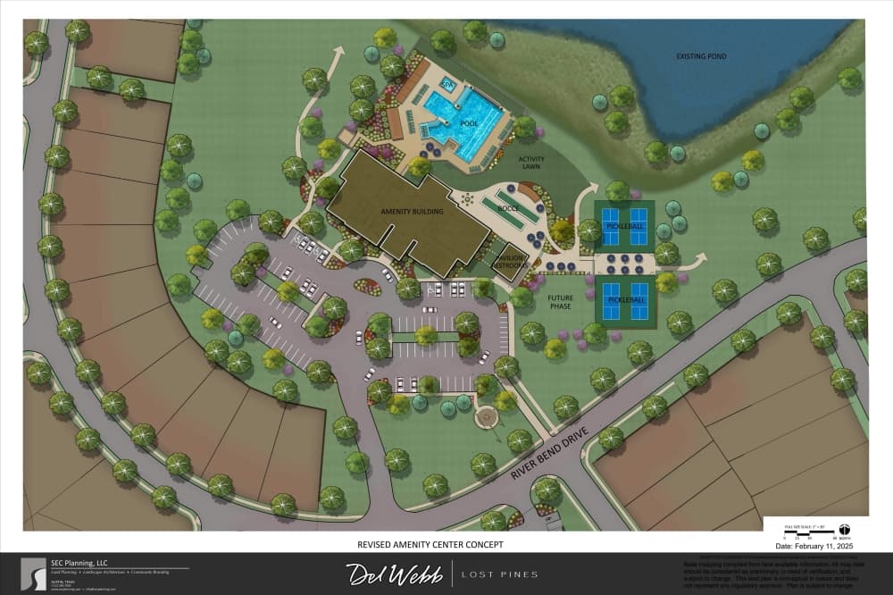Amenity center plan