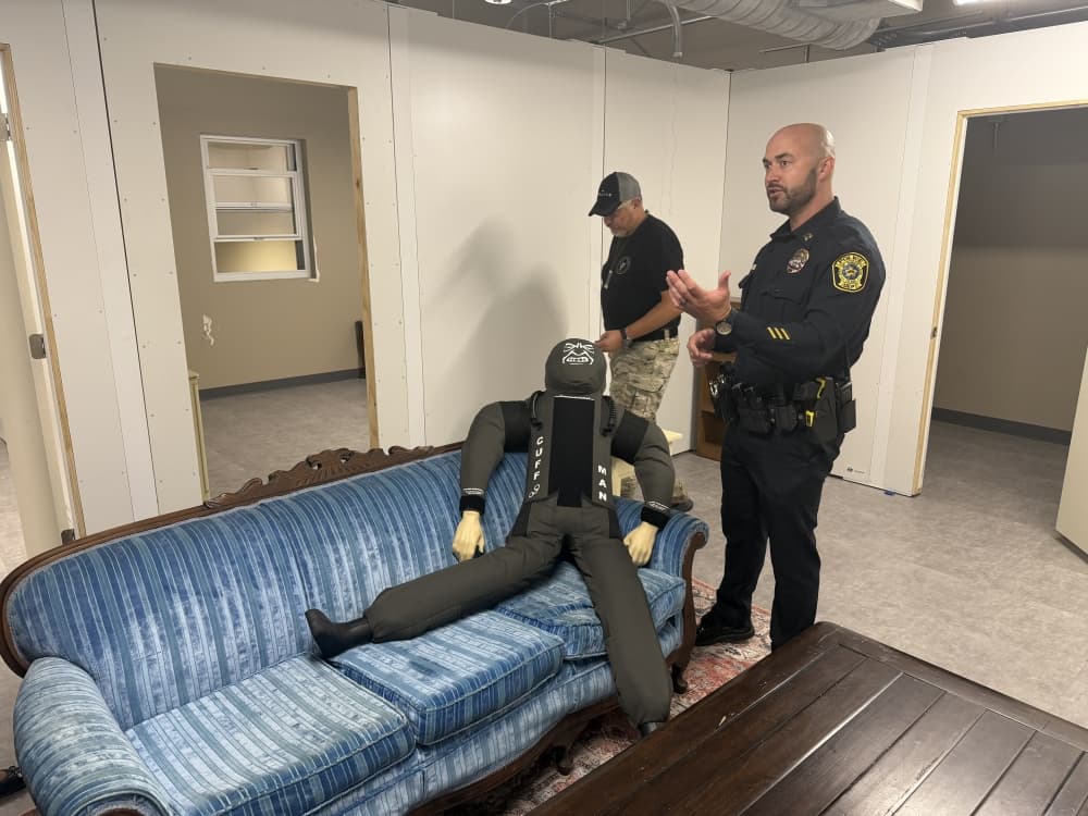 Sugar Land's new $10 million Public Safety Training Complex includes an area to simulate in-home scenarios for both police and fire departments, with options to bring in smoke, loud music and live shooters with plastic bullets. (Tomer Ronen/Community Impact)