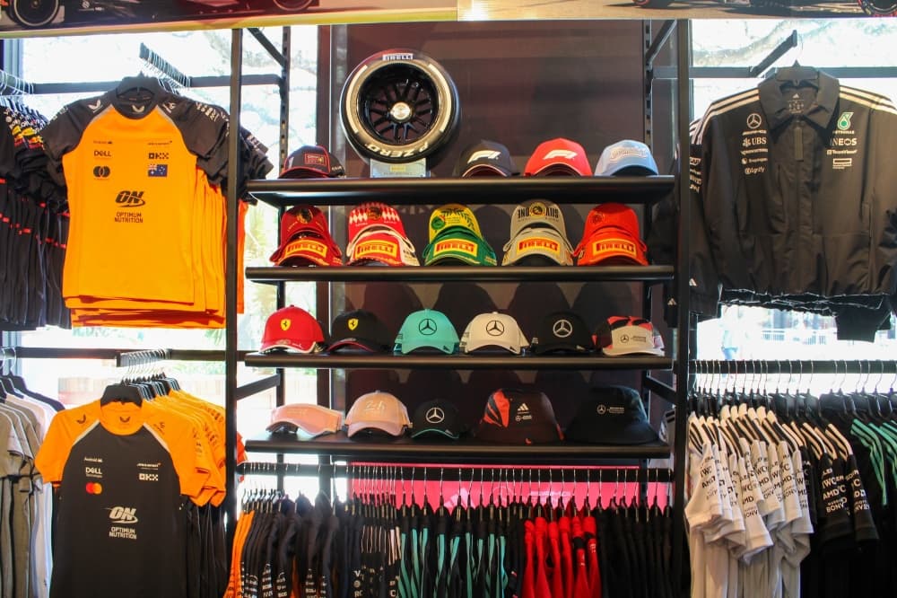 Racing Miami now selling Formula 1 merch at The Domain and San Marcos Premium Outlets