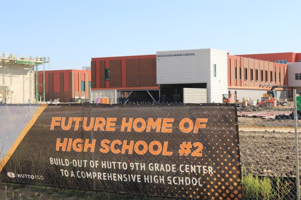 Work on second Hutto ISD high school conversion progressing 'rapidly'