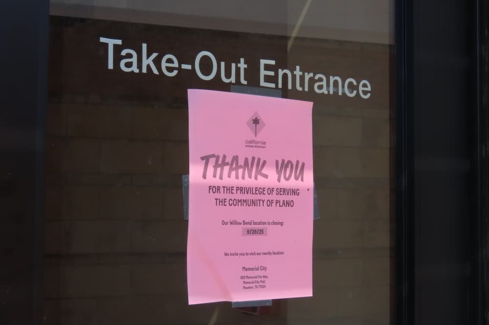 California Pizza Kitchen closes Willow Bend location