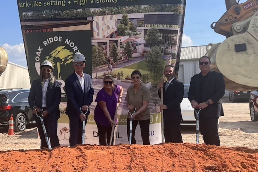 Oak Ridge North celebrates ground breaking for ORN Plaza District