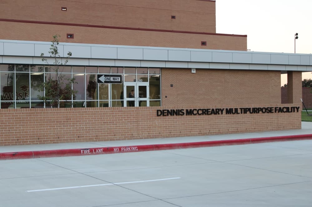 Exterior of the McCreary Multipurpose Facility