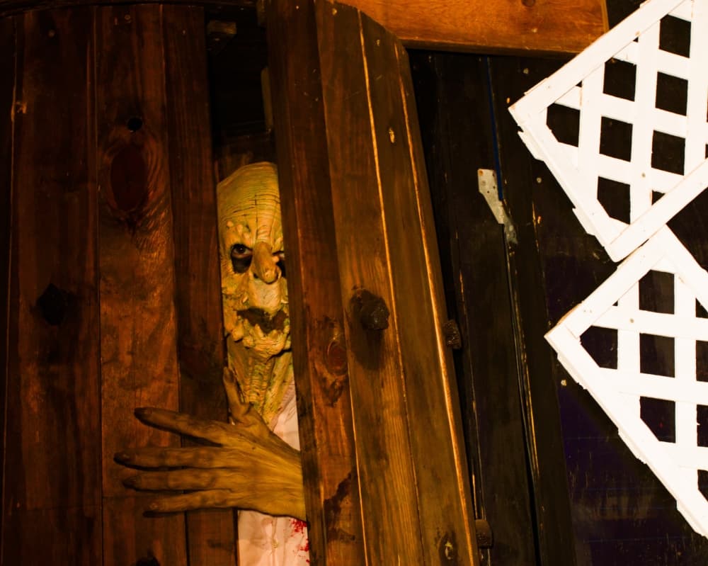 An image of one of the scare actors. 
