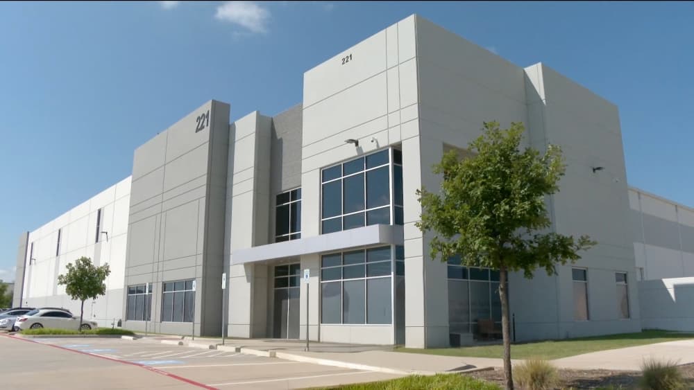 The exterior of iHerb's Denton fulfillment center
