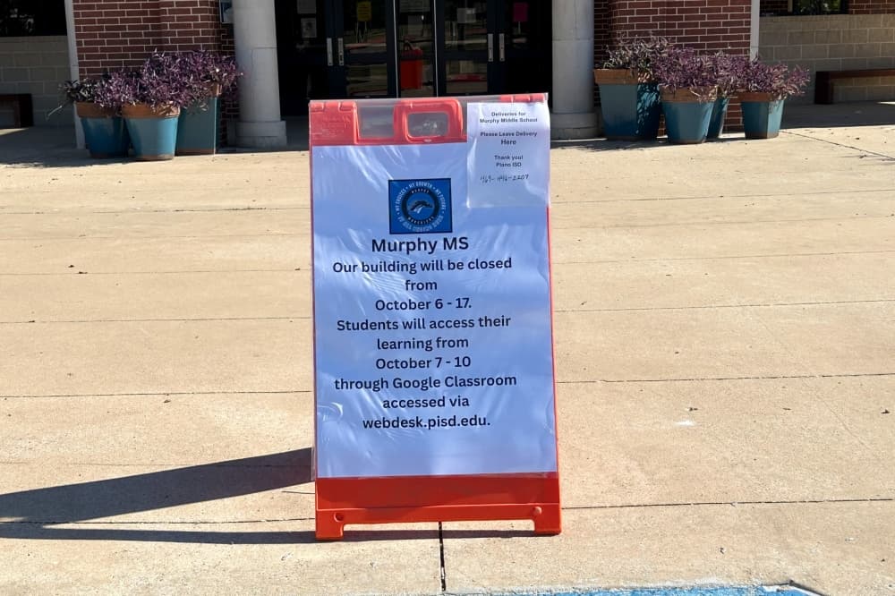 Murphy Middle School is located at 620 N. Murphy Road. (Karen Chaney/Community Impact)