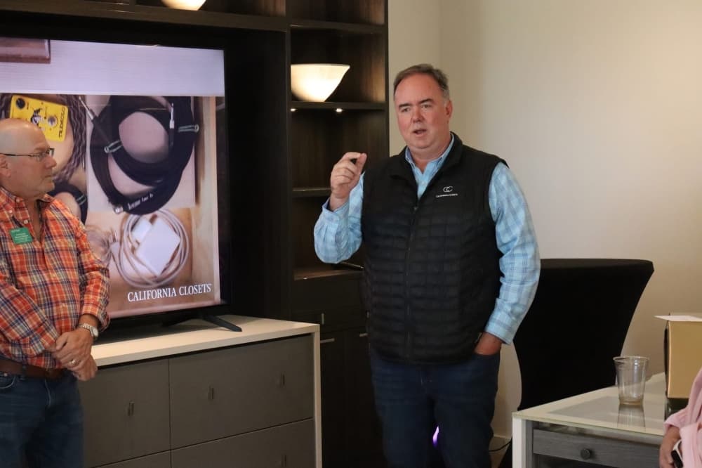 Brian O'Keefe at California Closets in Southlake