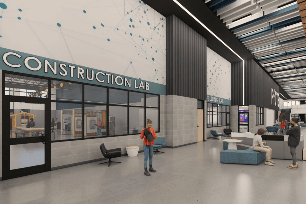Rendering of PfISD CTE center interior 