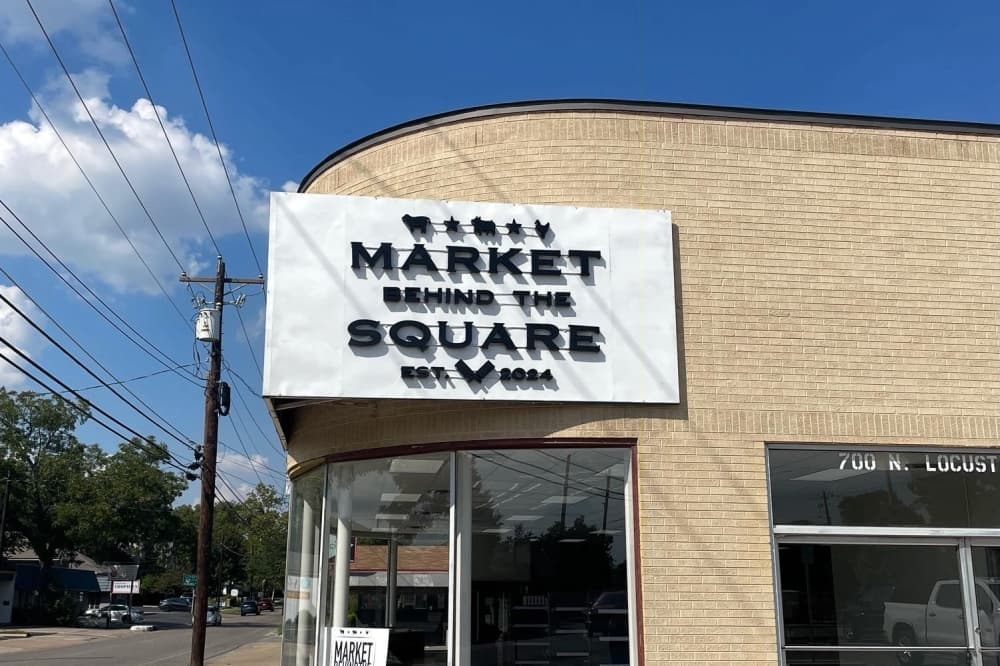 Market behind the square offers meats, produce in Denton