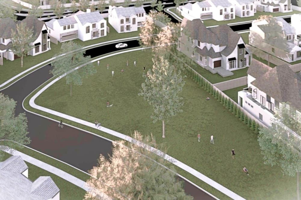 rendering of housing in development 