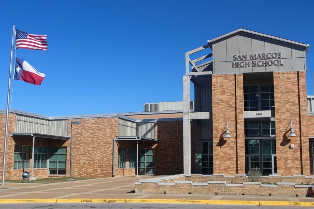 Pictured is San Marcos High School